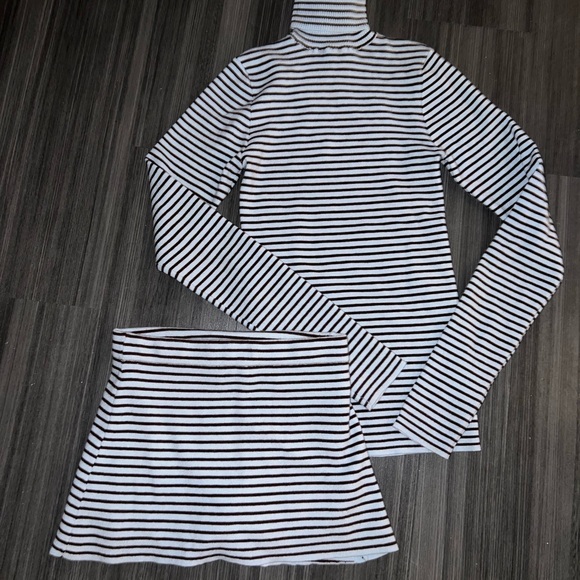 Frankie's Bikinis Striped Long Sleeve Dress - Picture 2 of 7